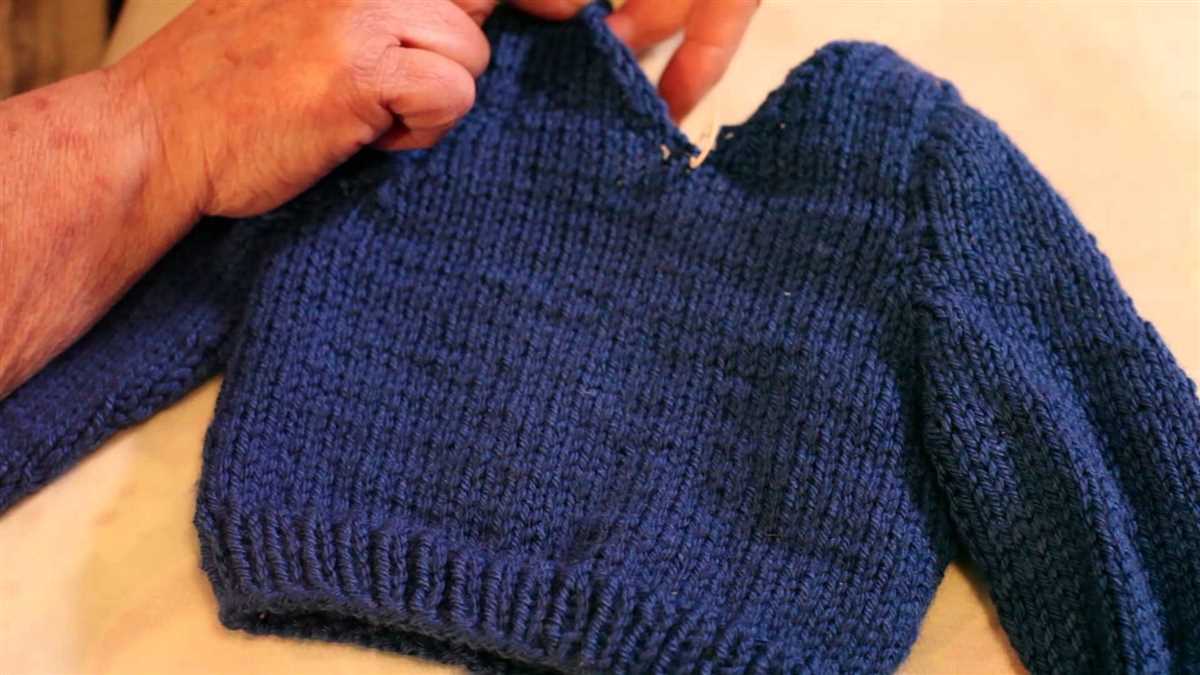 V-neck knitting patterns free