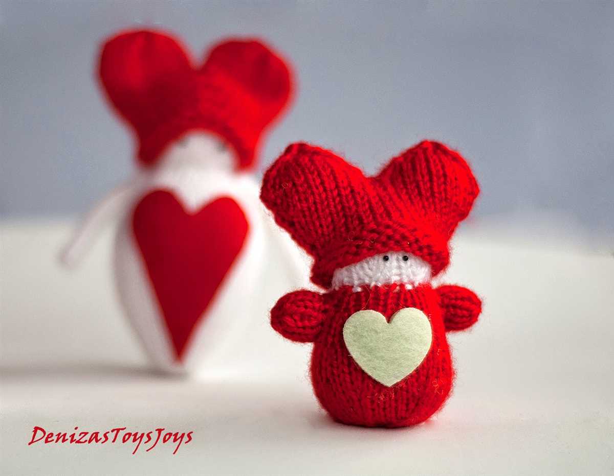 Valentine day knitting patterns