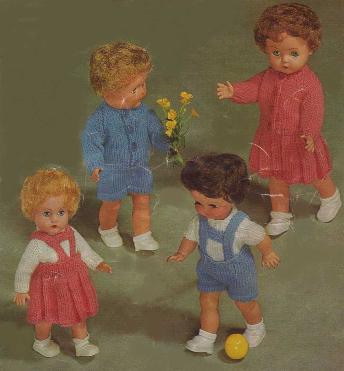 Vintage doll knitting patterns