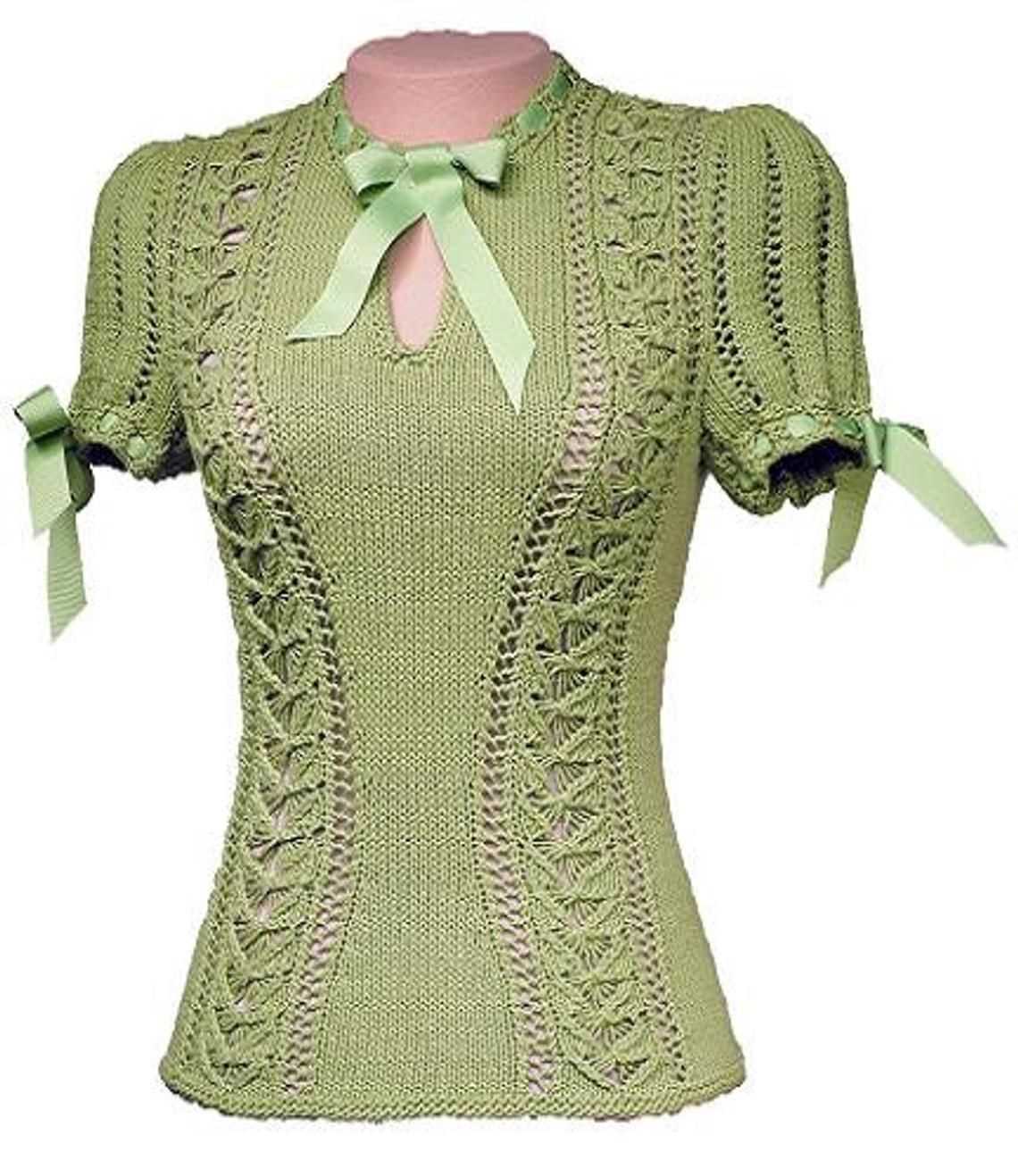 Vintage style knitting patterns