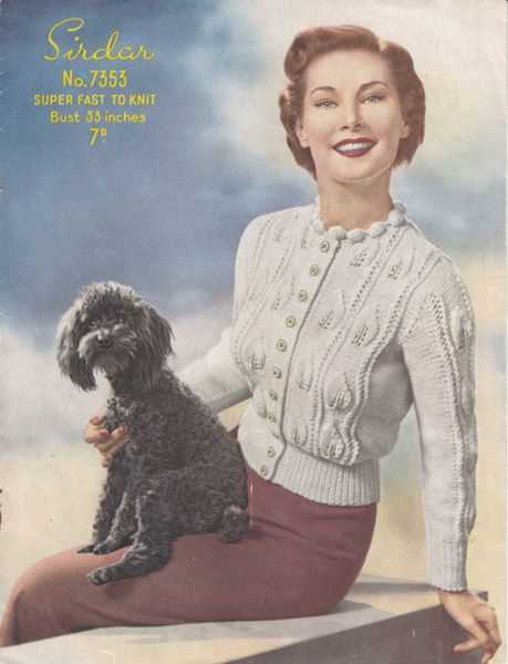 Vintage style knitting patterns