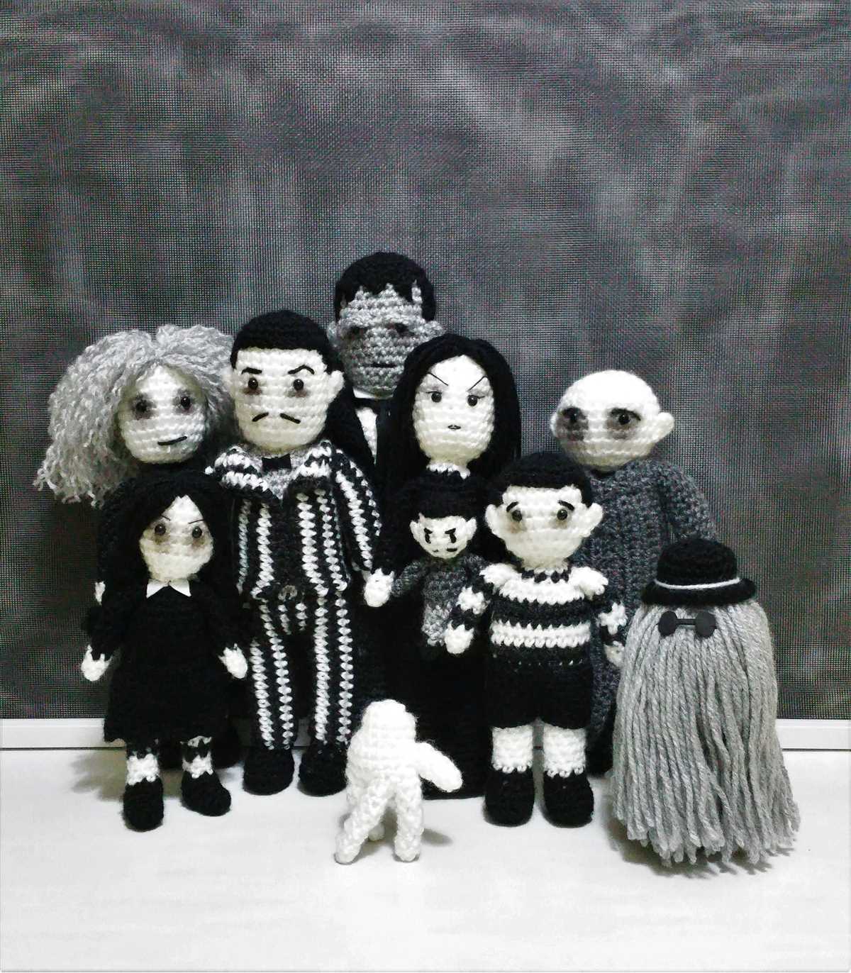 Wednesday addams knitting pattern