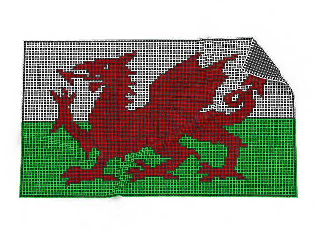 Welsh dragon knitting pattern