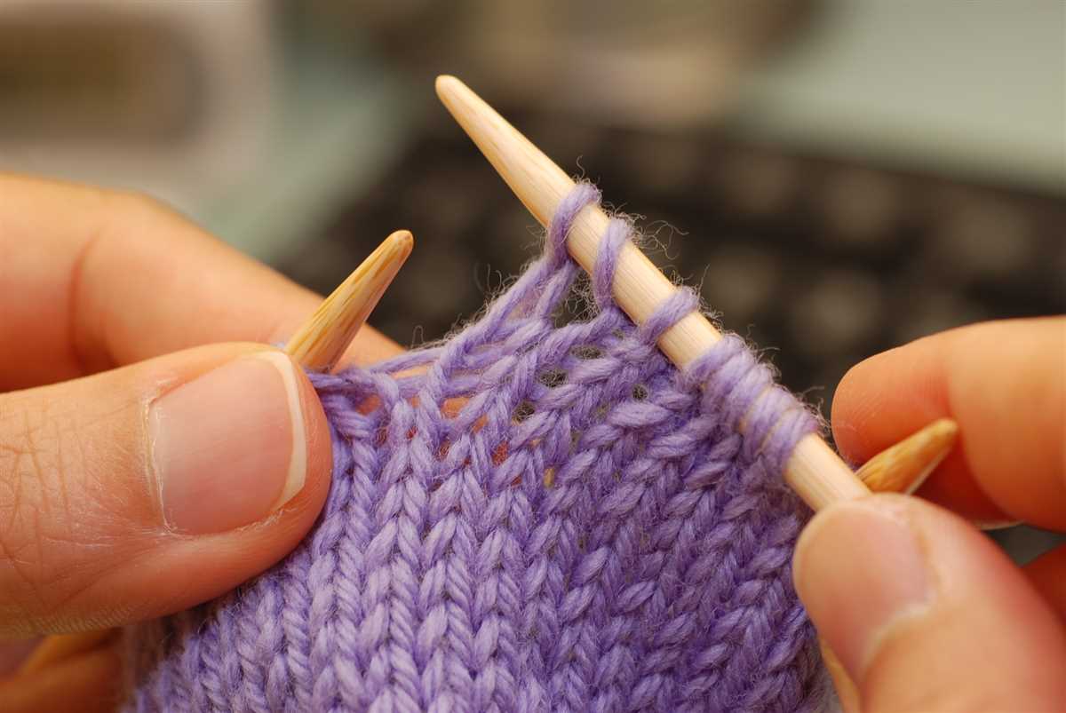 What does a knitting pattern look like