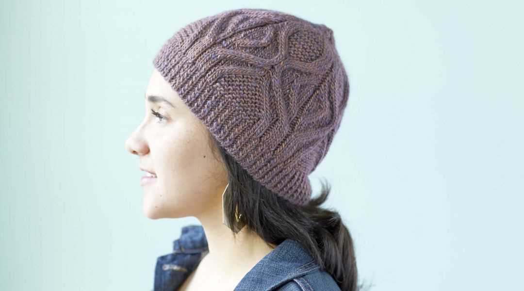 Women's beanie knitting pattern free