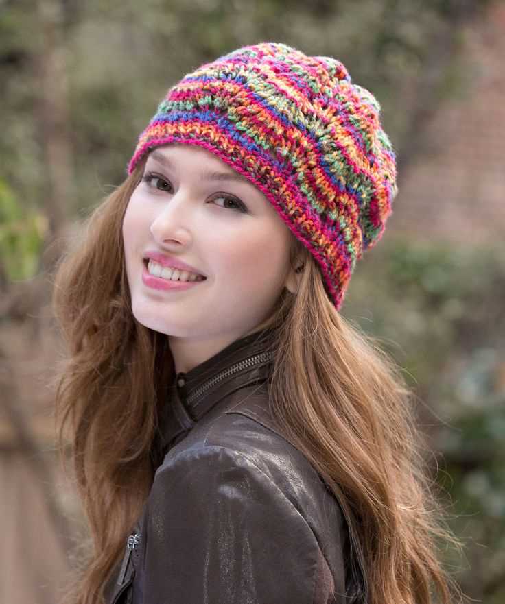 Women's beanie knitting pattern free