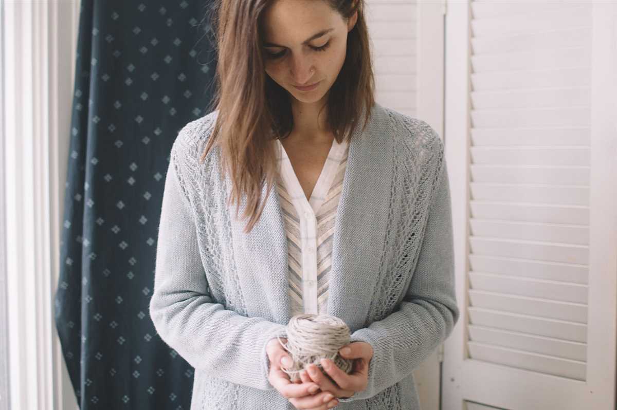 Womens cardigan knitting pattern