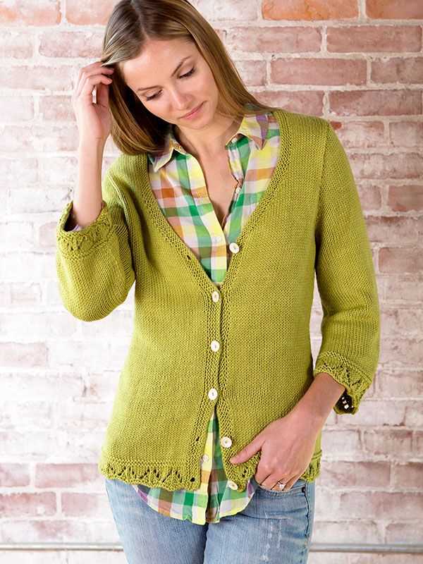 Womens cardigan knitting pattern