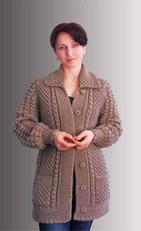 Womens cardigan knitting pattern