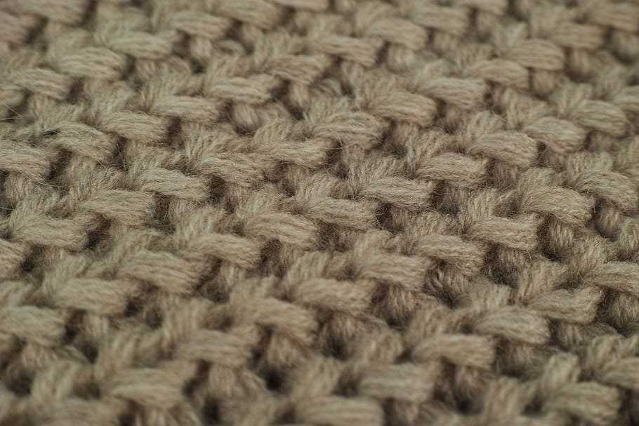 Woven knitting pattern