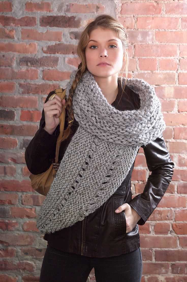 Wrap scarf knitting pattern