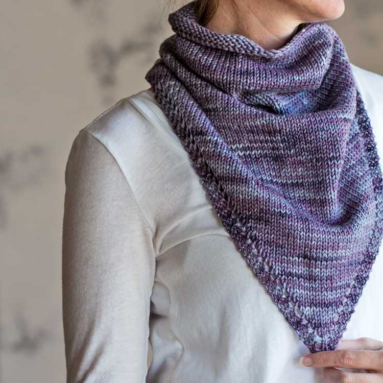 Wrap scarf knitting pattern