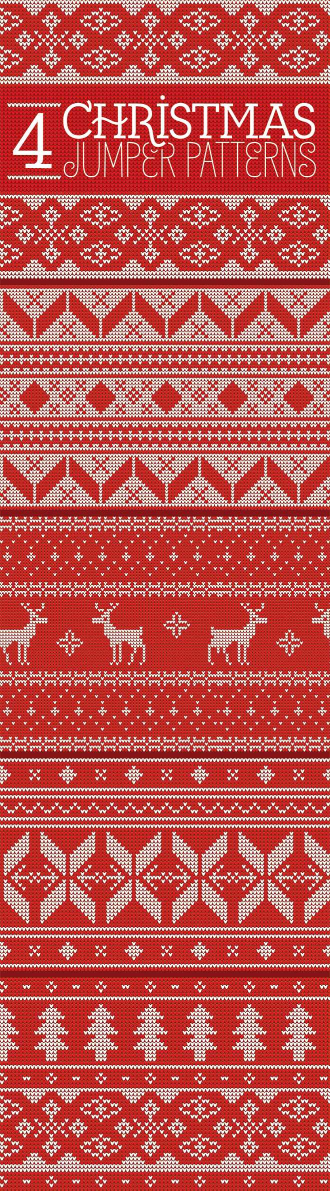 Xmas jumper knitting patterns