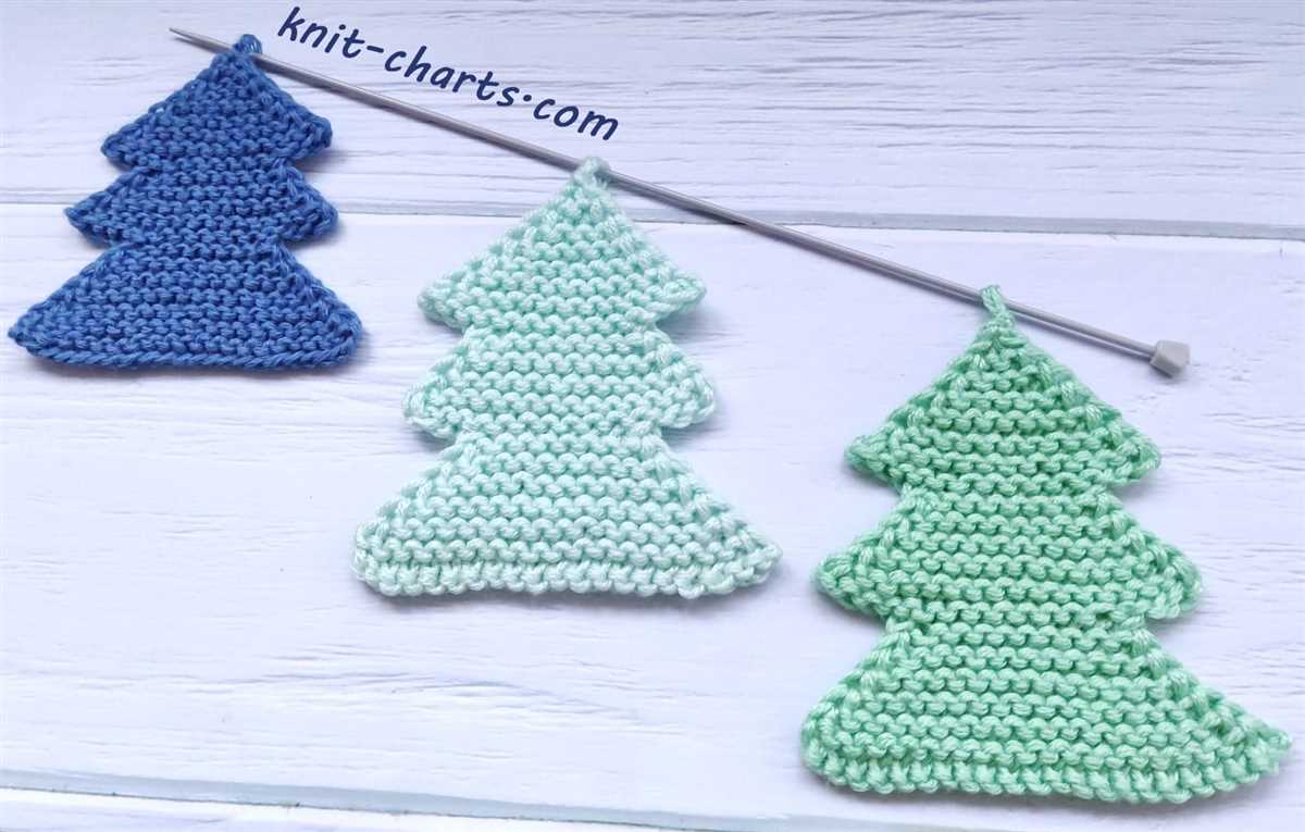 Xmas tree knitting patterns