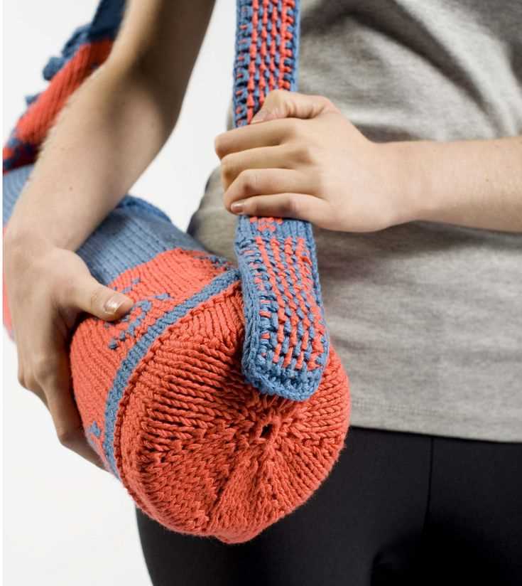 Yoga bag knitting pattern