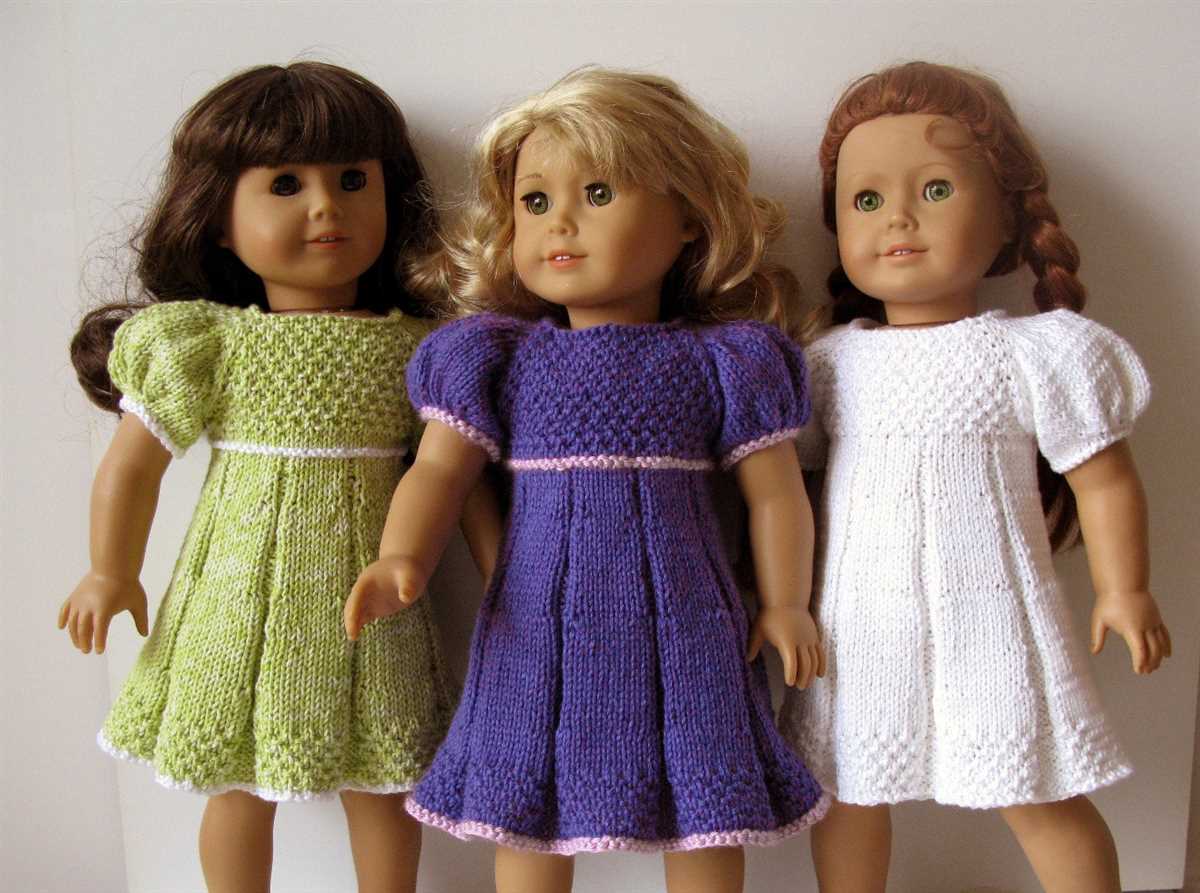 Easy knitting patterns for 12 15 inch dolls free