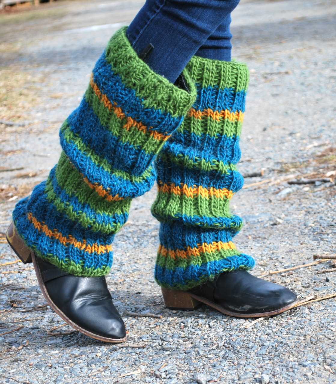 Leg warmers knit pattern