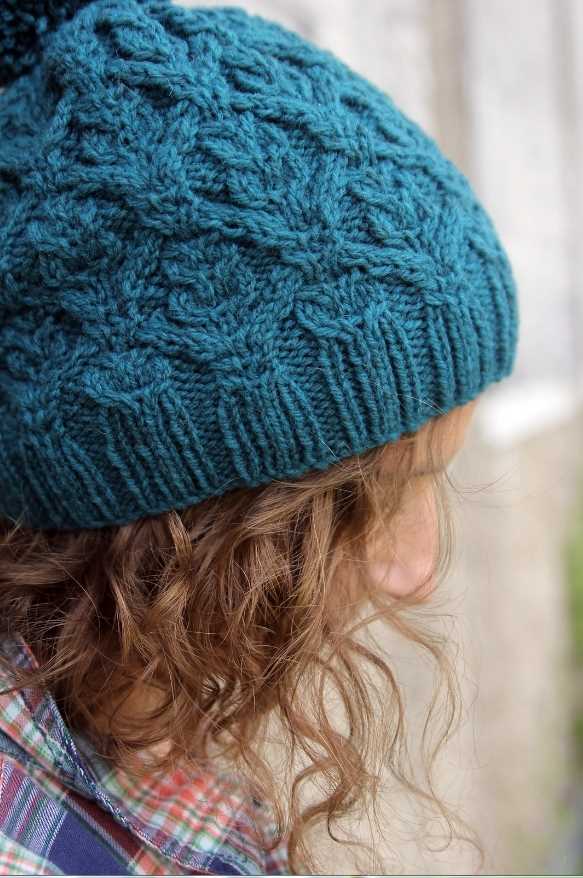 Worsted knit hat pattern