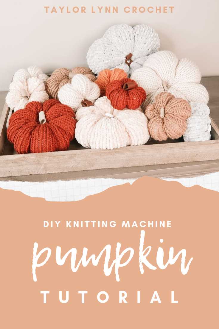 Addi knitting machine pumpkin pattern