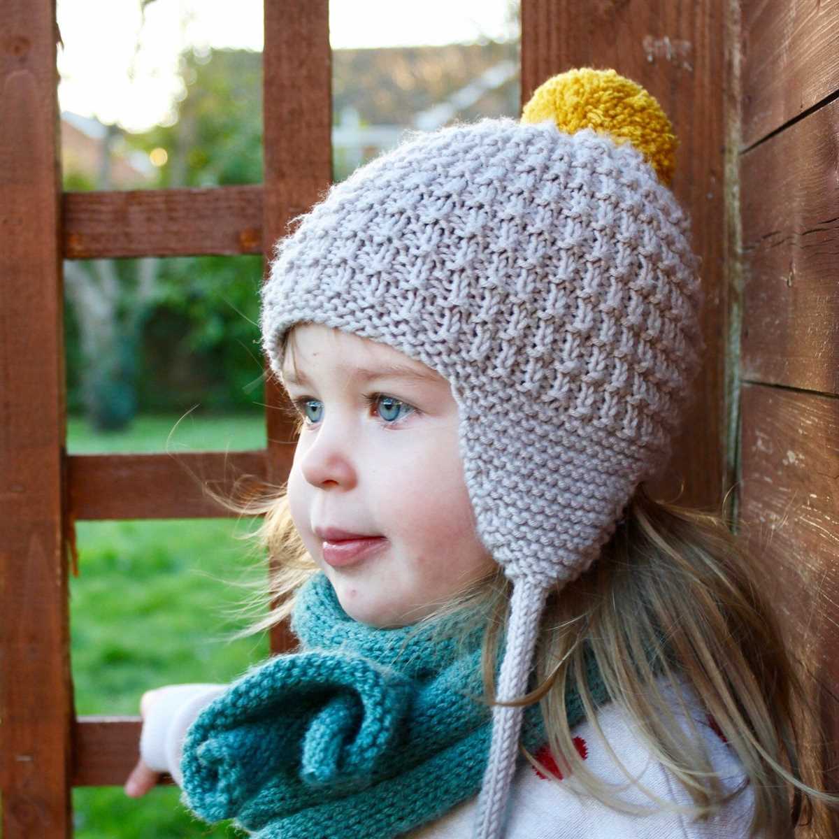 Knitted child hat patterns free