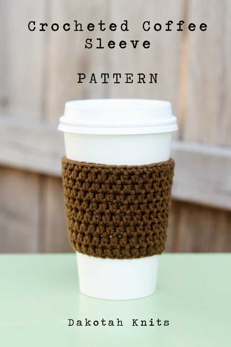 Knitting pattern coffee cup sleeve