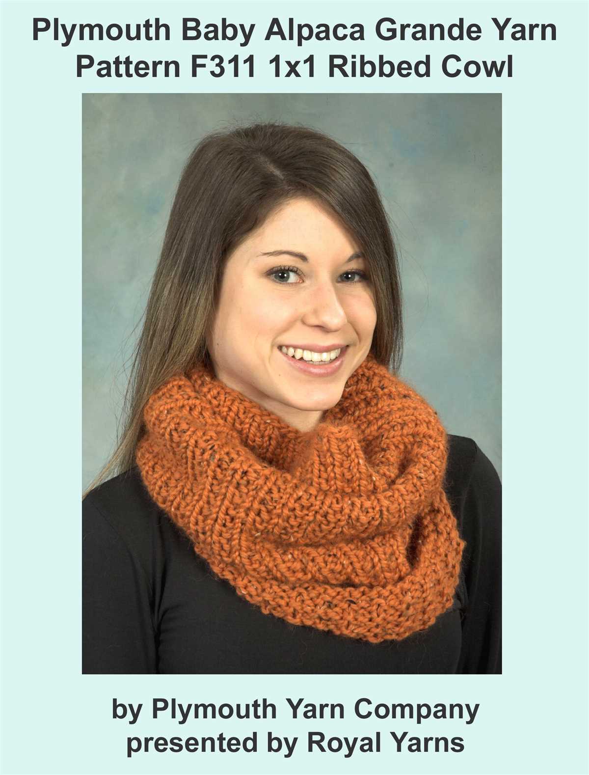 Alpaca cowl knit pattern