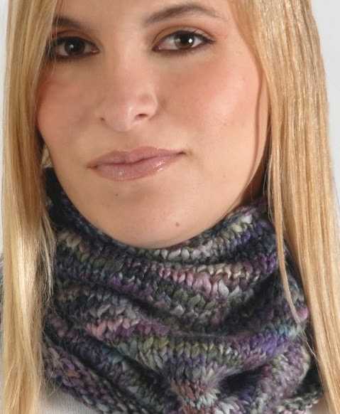 Alpaca cowl knit pattern