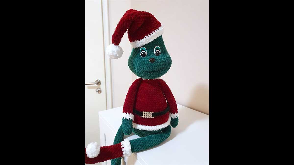 Knitting pattern for the grinch