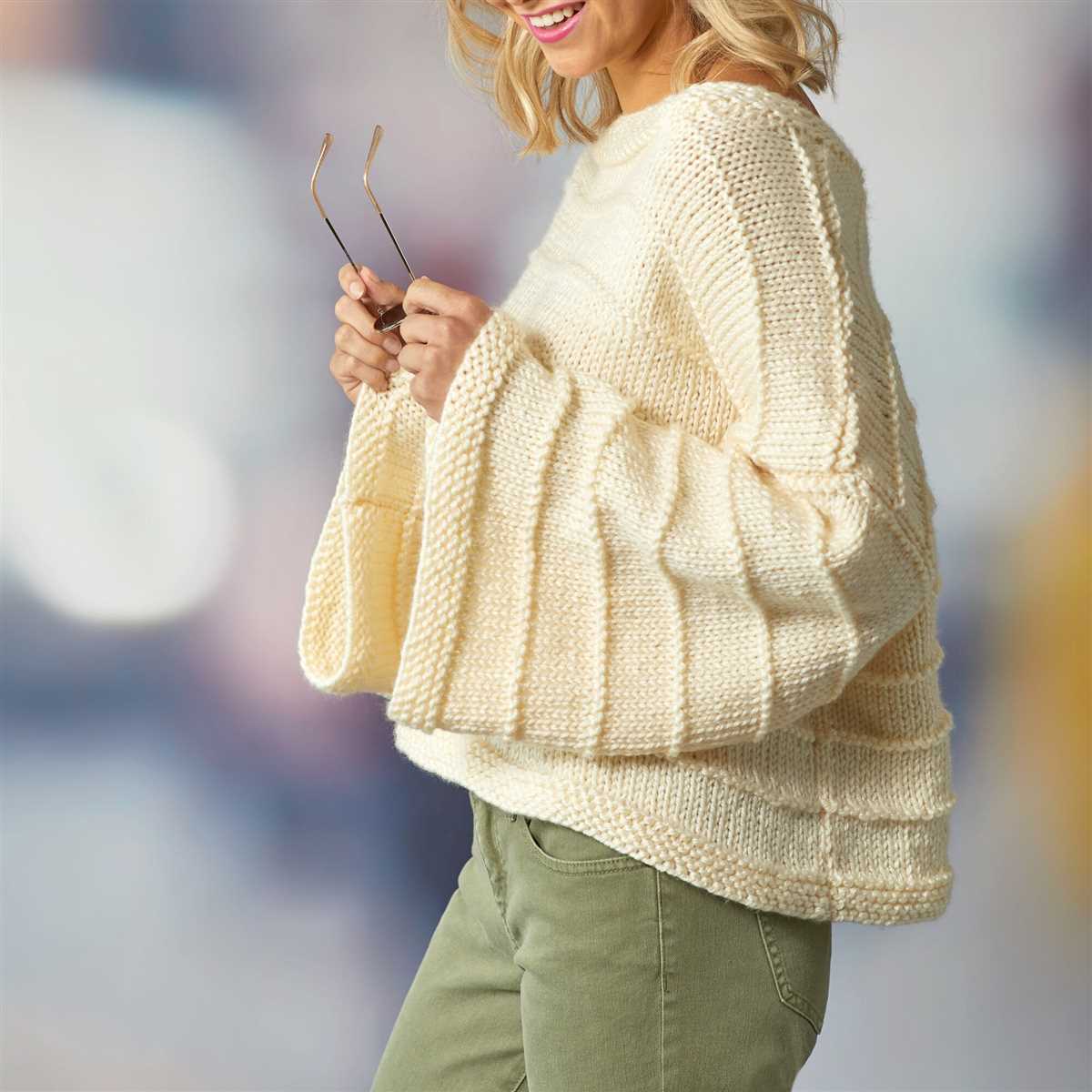 Amy slipover knitting pattern