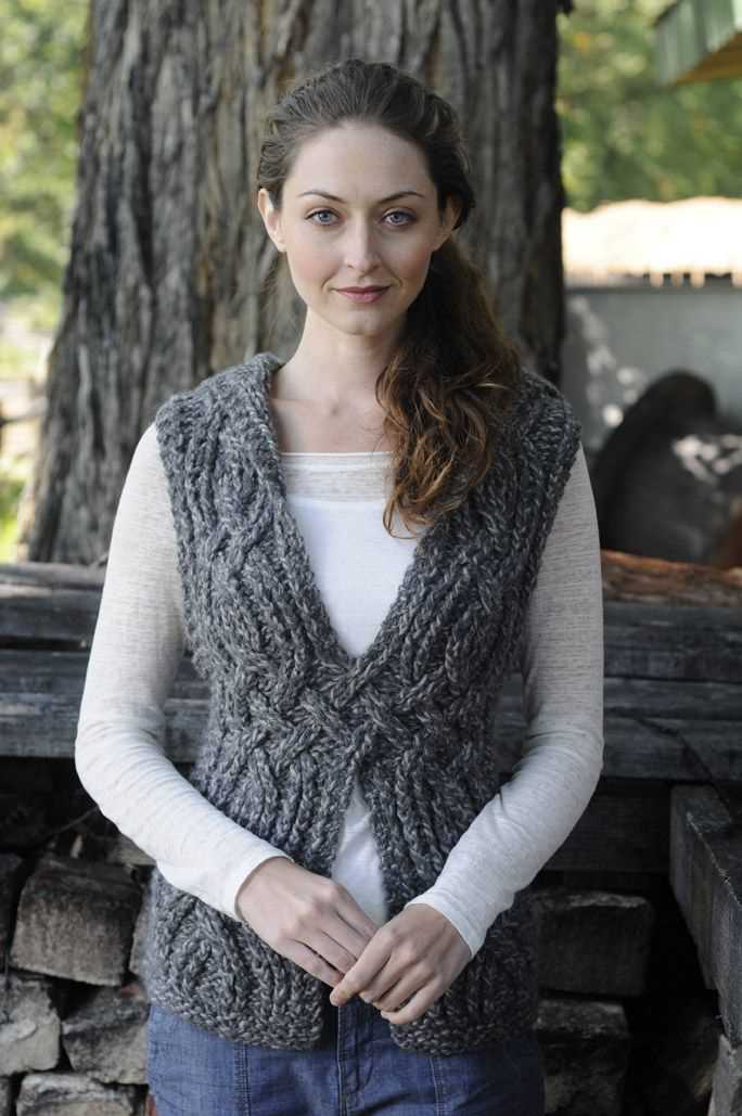 Amy slipover knitting pattern