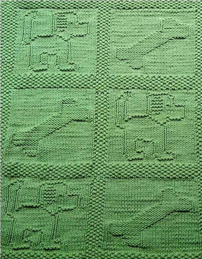 Animal blanket knitting pattern