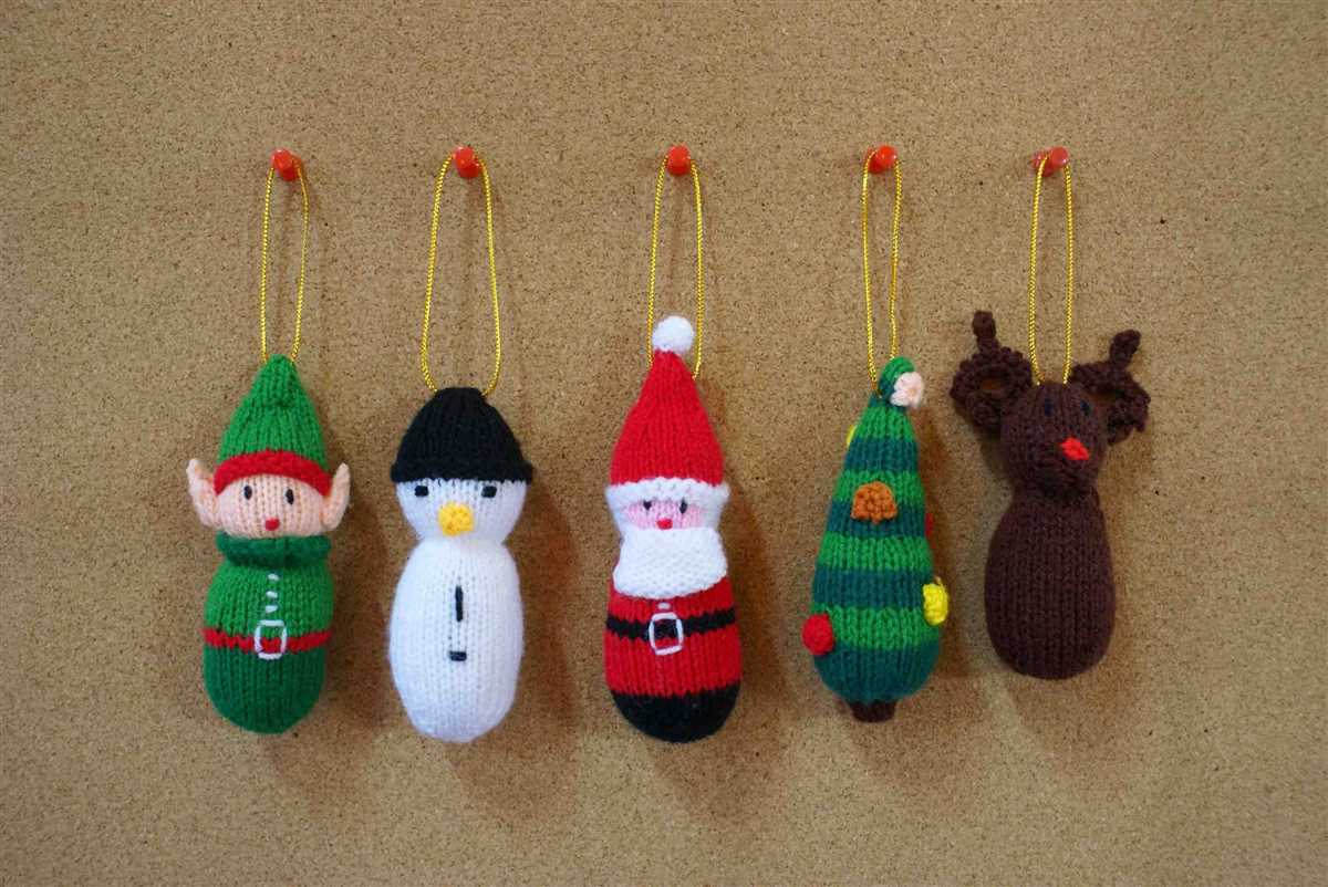 Knit christmas ornaments free patterns