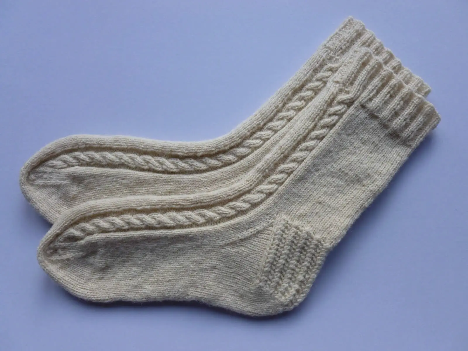 Easy knitted sock pattern