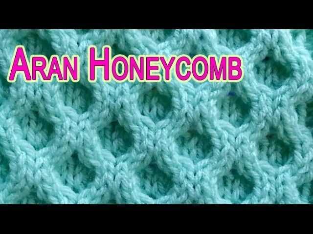 Aran honeycomb knitting pattern