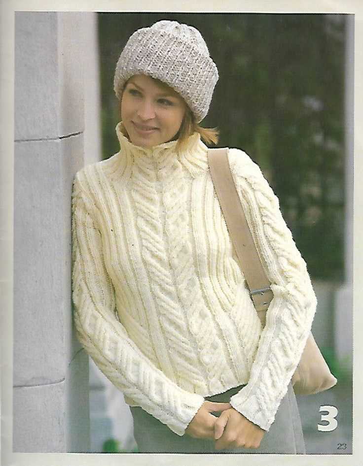 Aran hooded cardigan knitting pattern