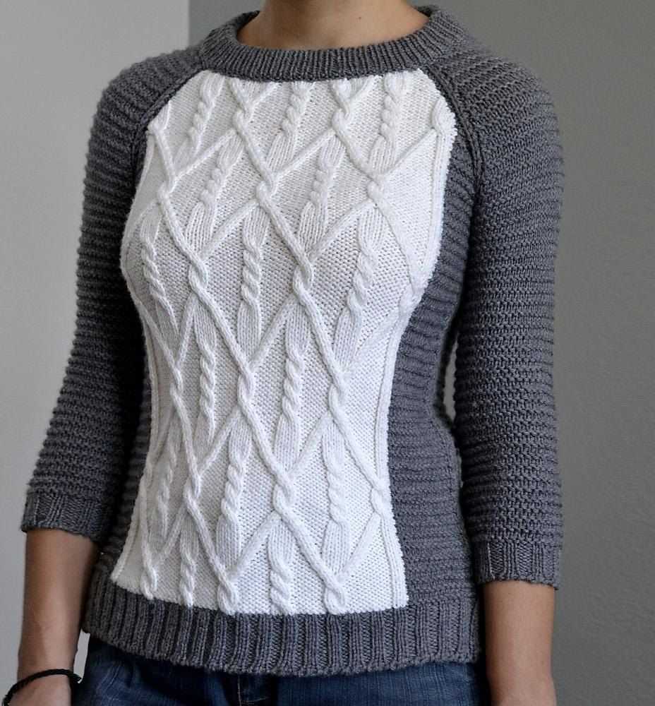 Aran knit sweater patterns free