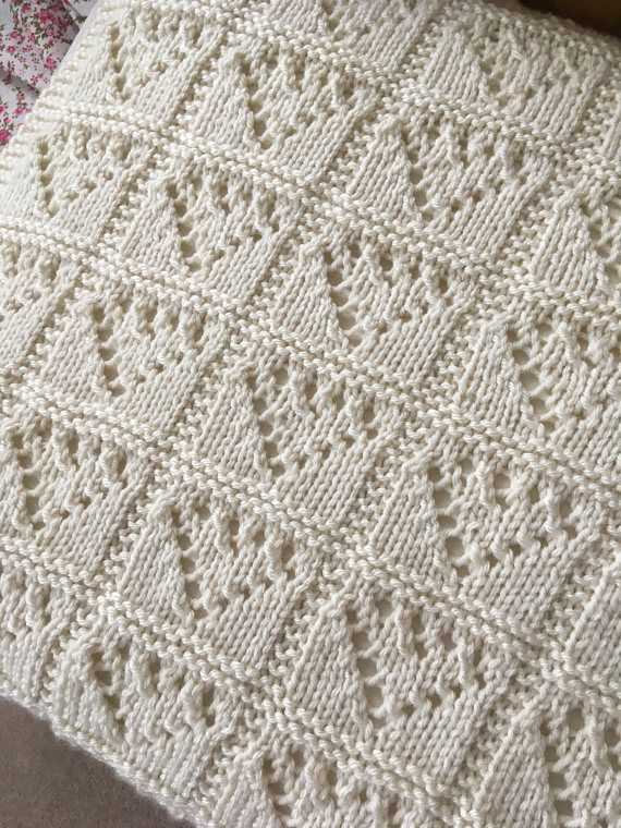 Aran blanket knitting pattern