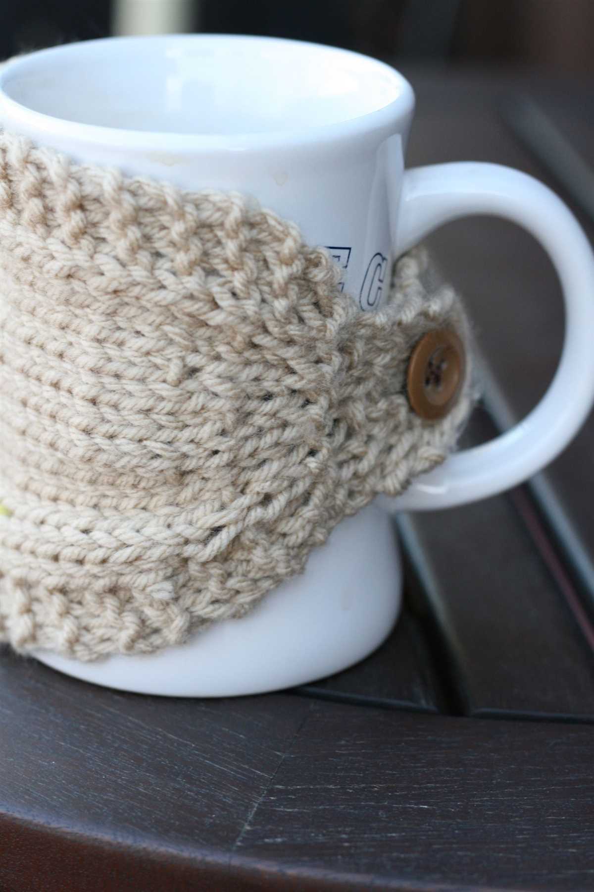 Knitted mug cozy patterns free