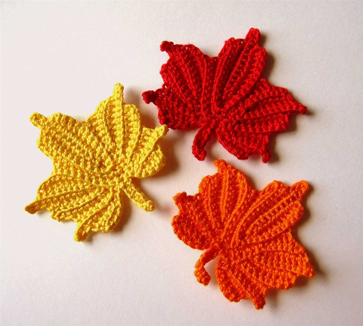 Autumn leaves knitting pattern