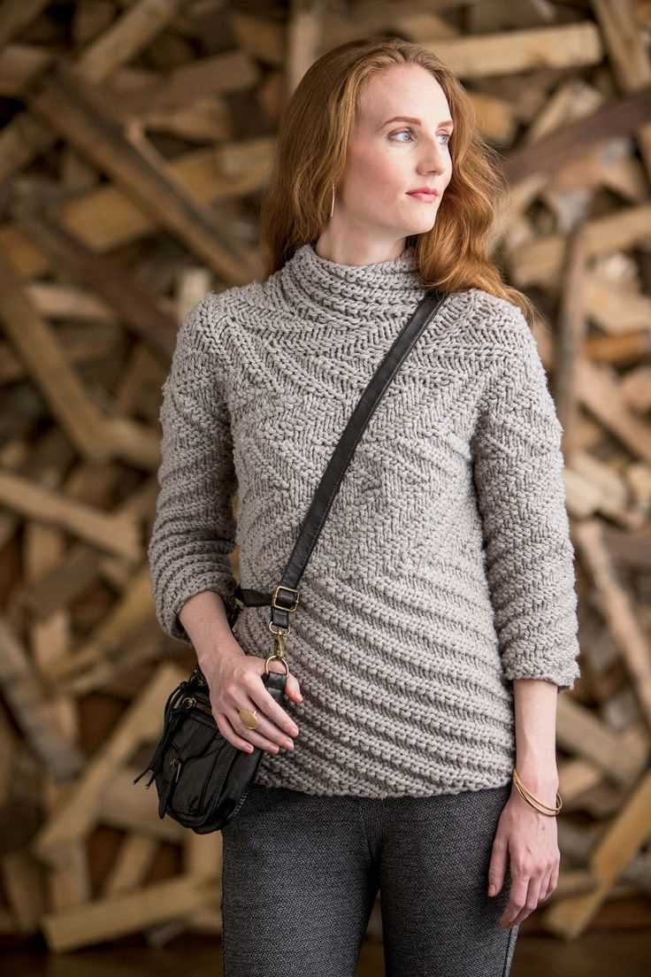 Autumn sweater knitting pattern