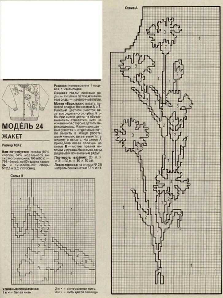 Vintage intarsia knitting patterns