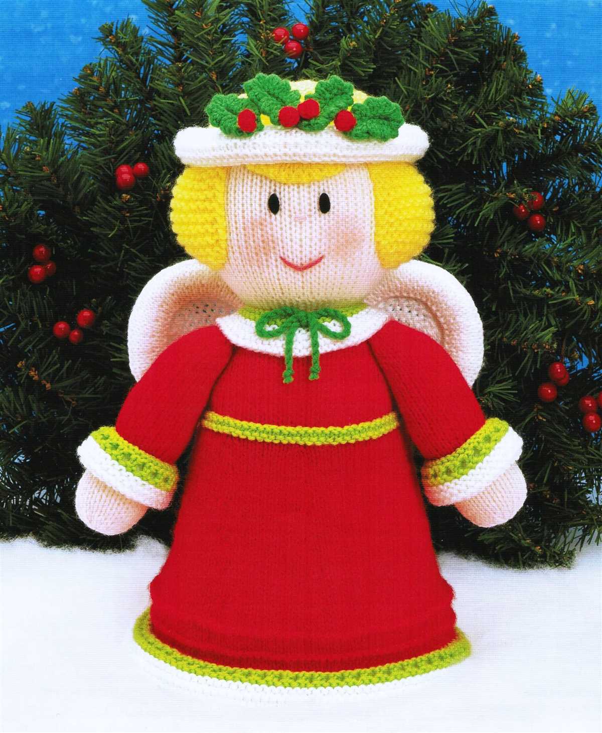 Knitting pattern for christmas angel