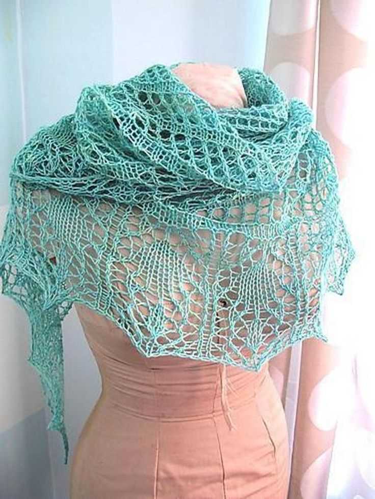 Beginner knit shawl pattern free