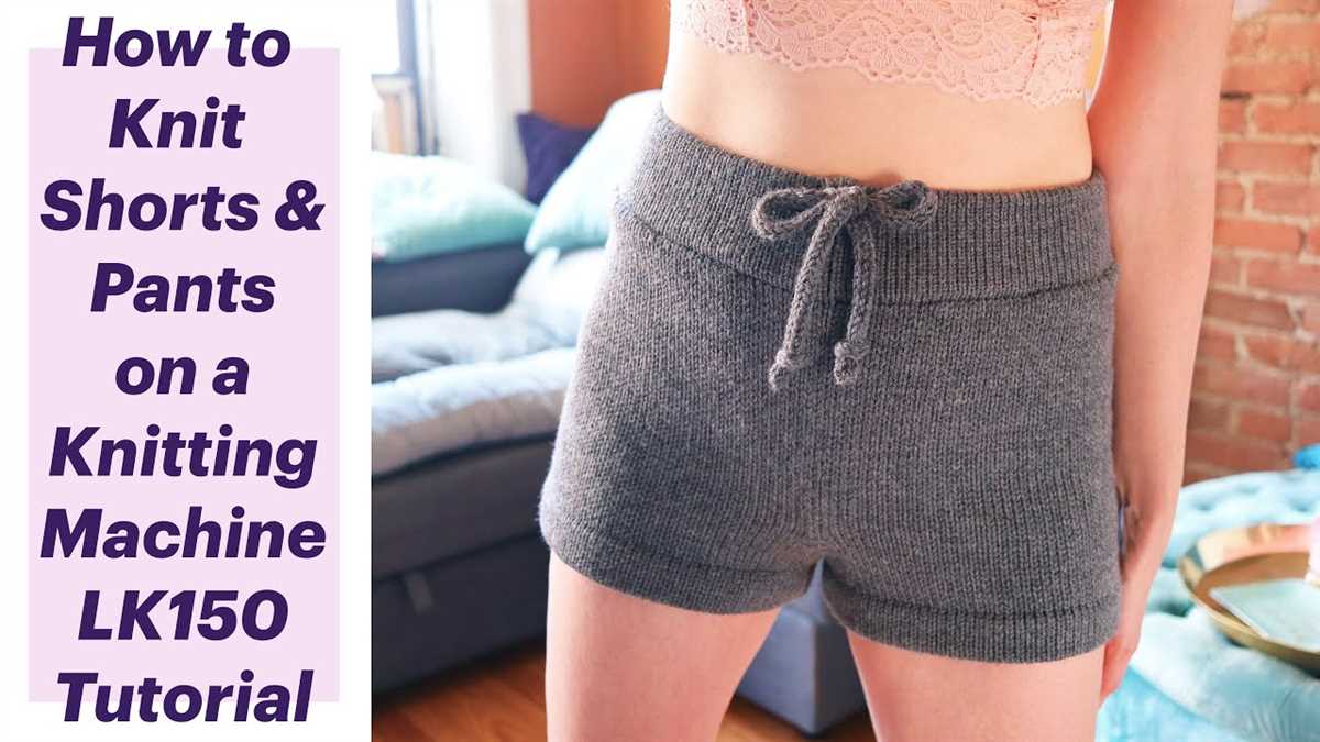 Knitted pants pattern