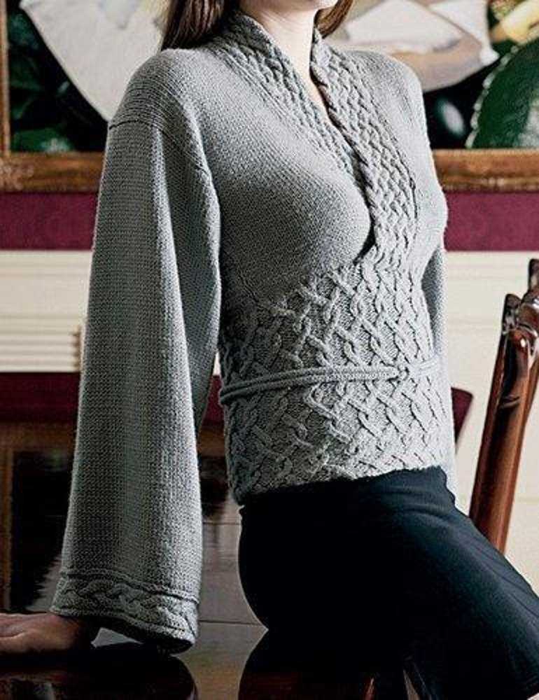 Kimono cardigan knitting pattern