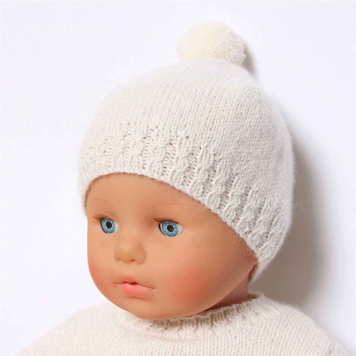 Baby bonnet knitting pattern