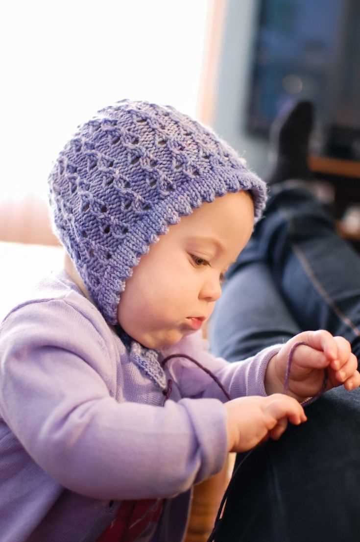 Baby bonnet knitting pattern