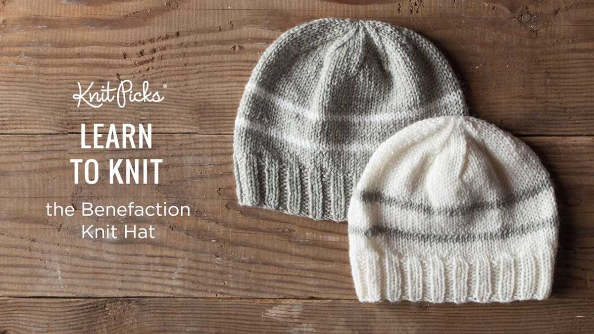 Basic hat knitting pattern