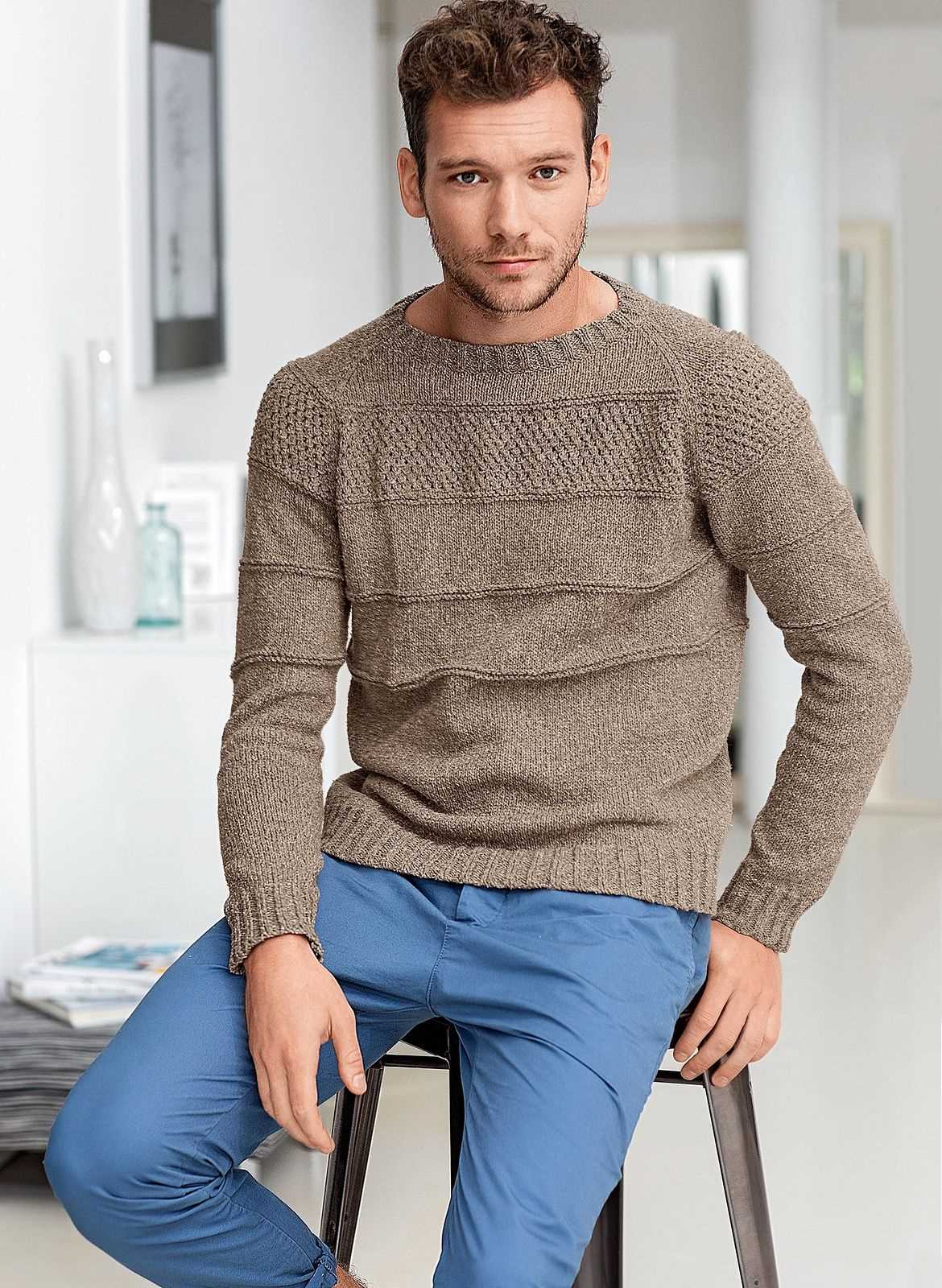 Basic mens sweater knitting pattern