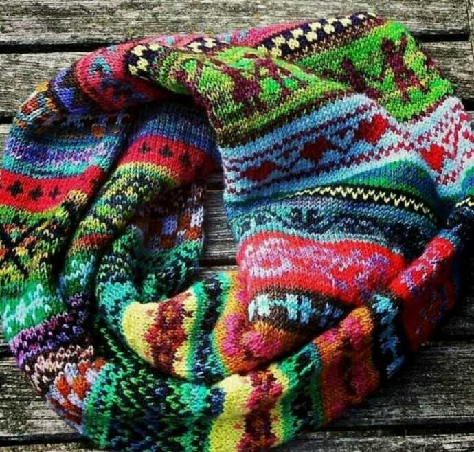 Free dk scarf knitting patterns